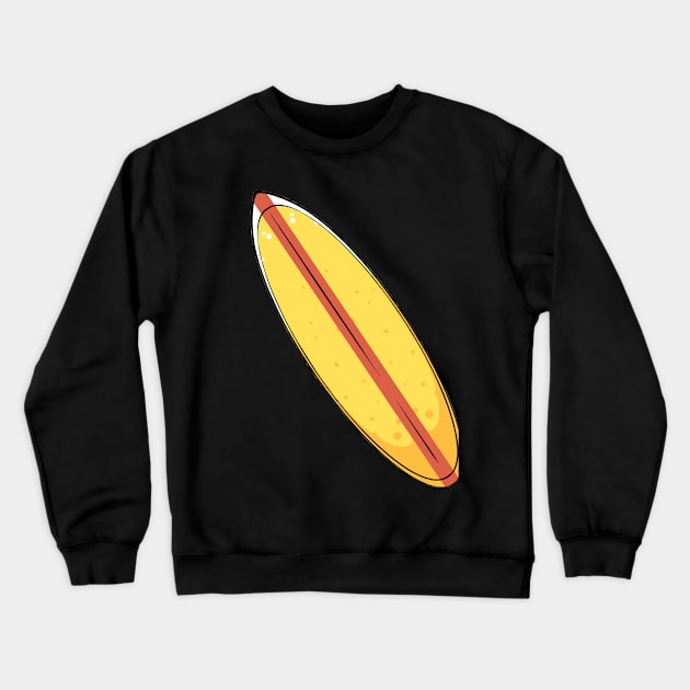 Surfboard Crewneck Sweatshirt by fromherotozero